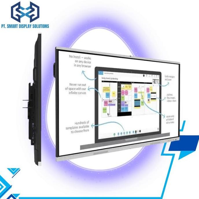 

TERMURAH - Interactive Whiteboard 75" Kantor Sekolah Meeting Windows Core i7 atau core i5 8GB 256GB Free Pengiriman Sejabodetabek