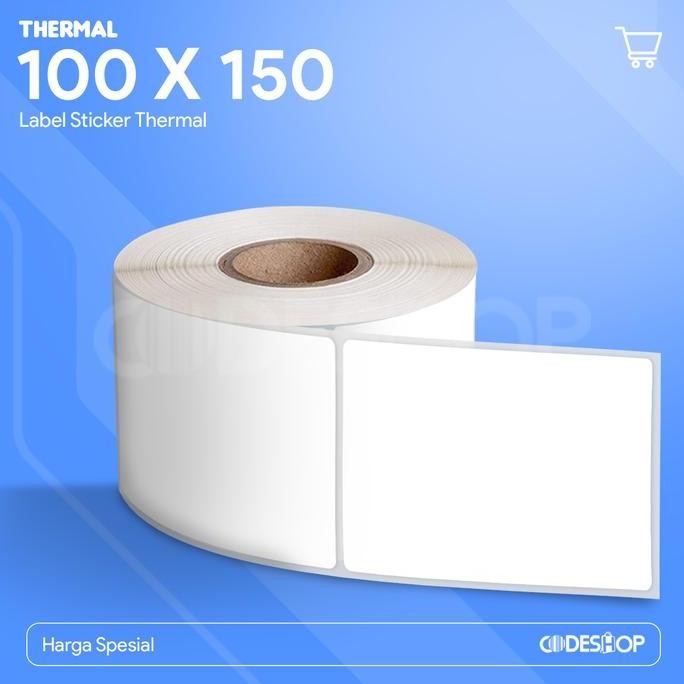 

BRG BARU Thermal label stiker printer barcode merk Fasson France uk 100x150