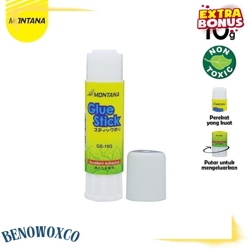 

[ 24 Pcs ] Montana Glue Stick / Lem Batang Montana Gs-10 / 10Gr Flash Sale! Diskon Hingga 70%