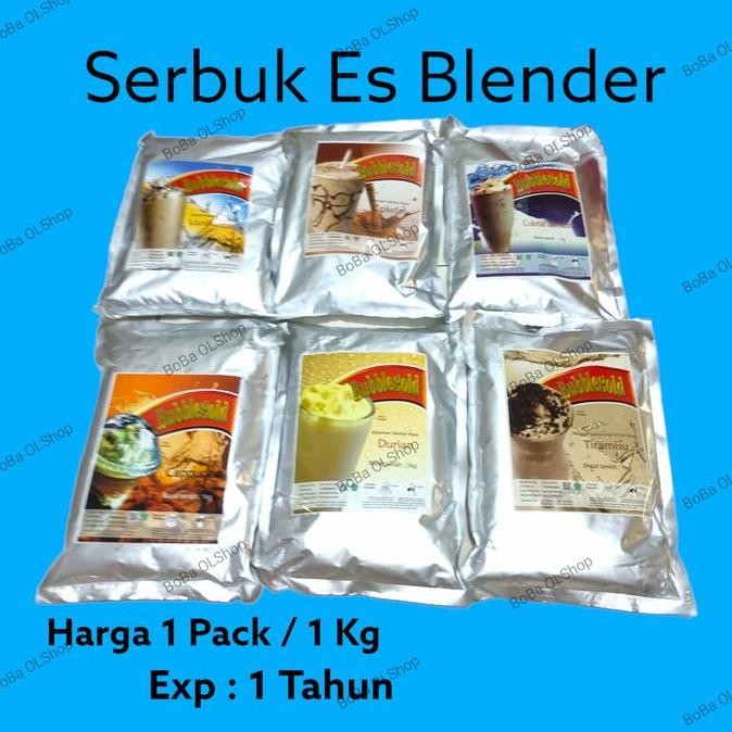 

Tersedia Kemasan 1 kg Bubble Gold Minuman Serbuk Rasa Es Blender Semua Rasa