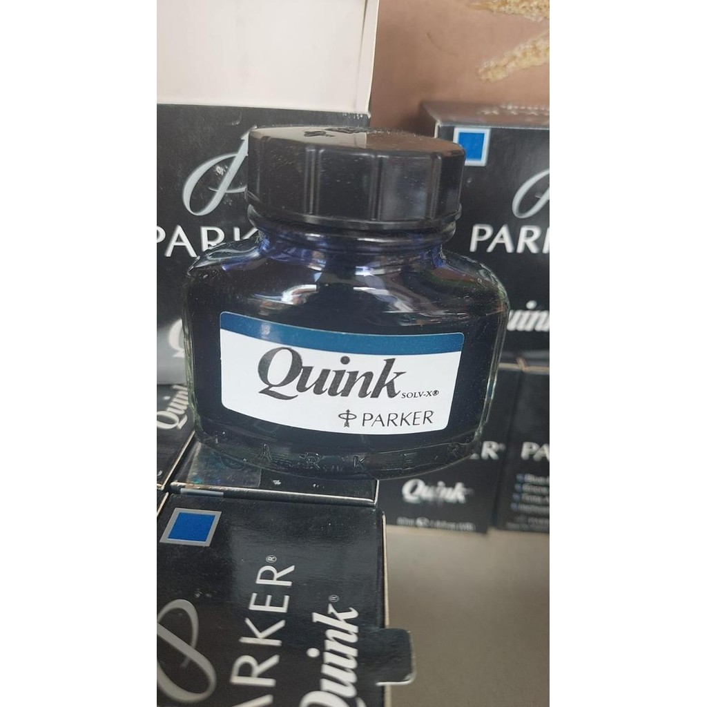 

NEW Parker Quink Ink Bottle Fountain Pen - Blue-Black