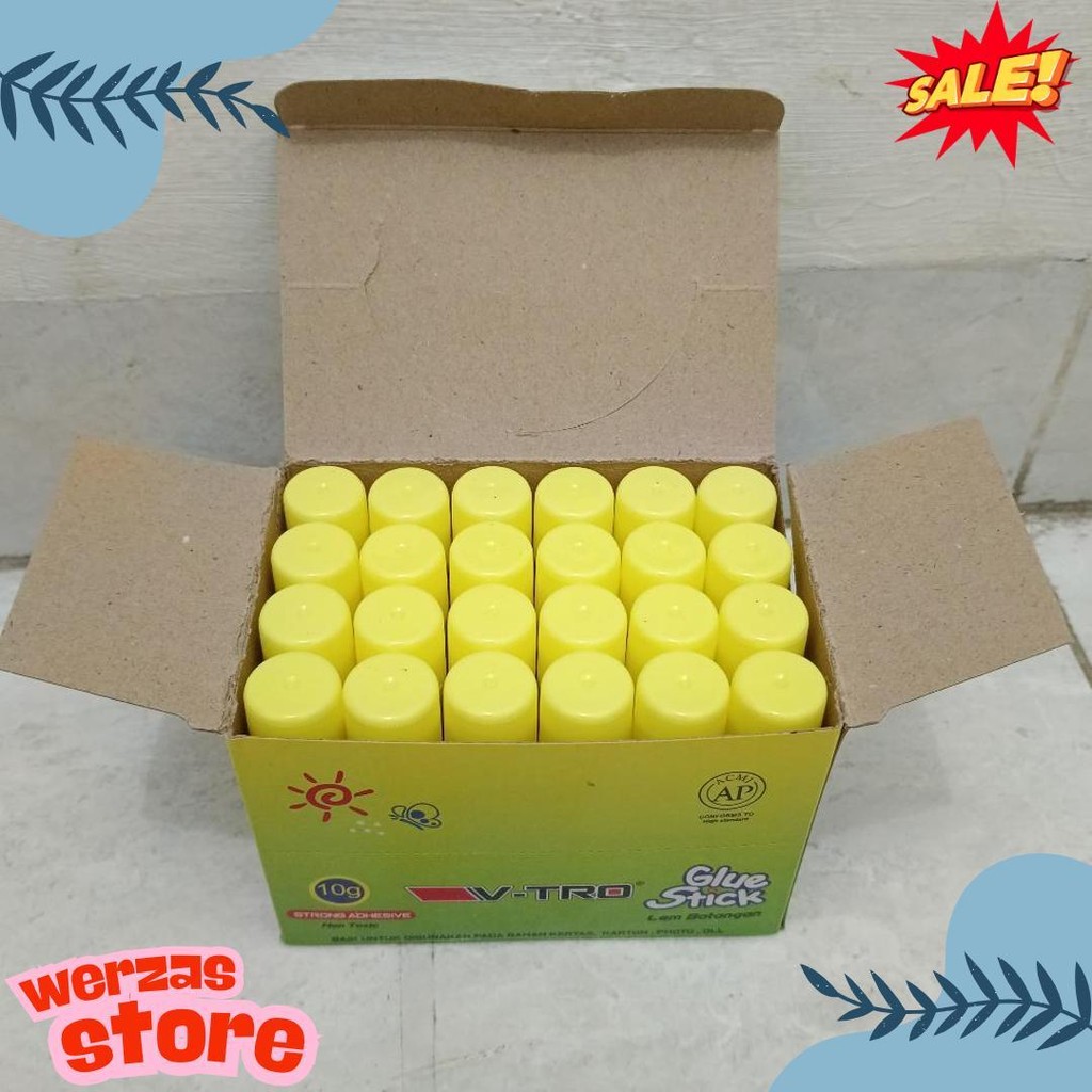 

Lem Glue Stick V - Tro Non Txic Isi 24 Pcs Terlengkap Dan Termurah