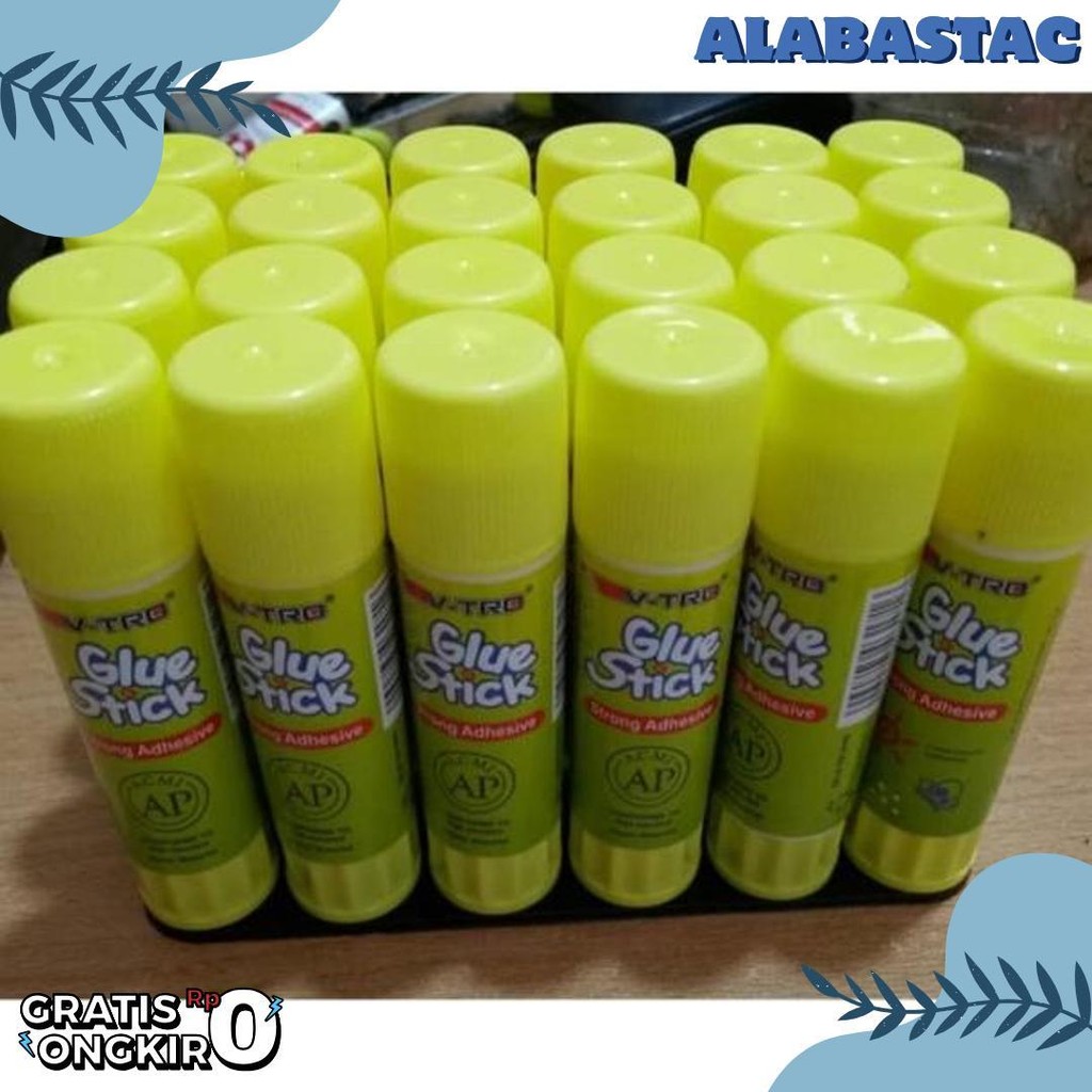 

Glue Stick Kuning Merk Vtro-Lem Stick Kertas Yellow 24Pcs Diskon