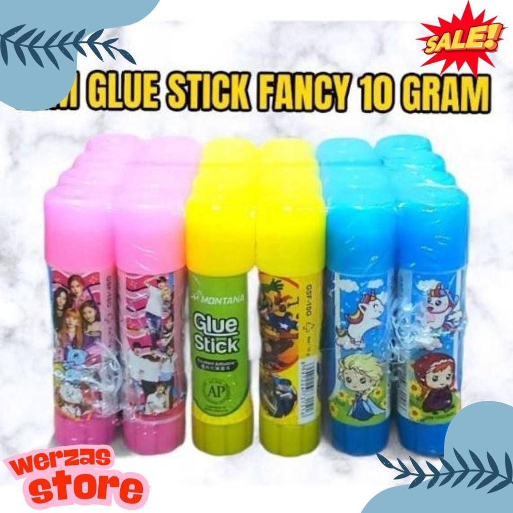 

(24Pc) Lem Stik Kecil 10 Gram / Glue Stick Montana 10 Gram / Lem Murah Montana/ Lem Kertas Non Toxic Terlengkap Dan Termurah