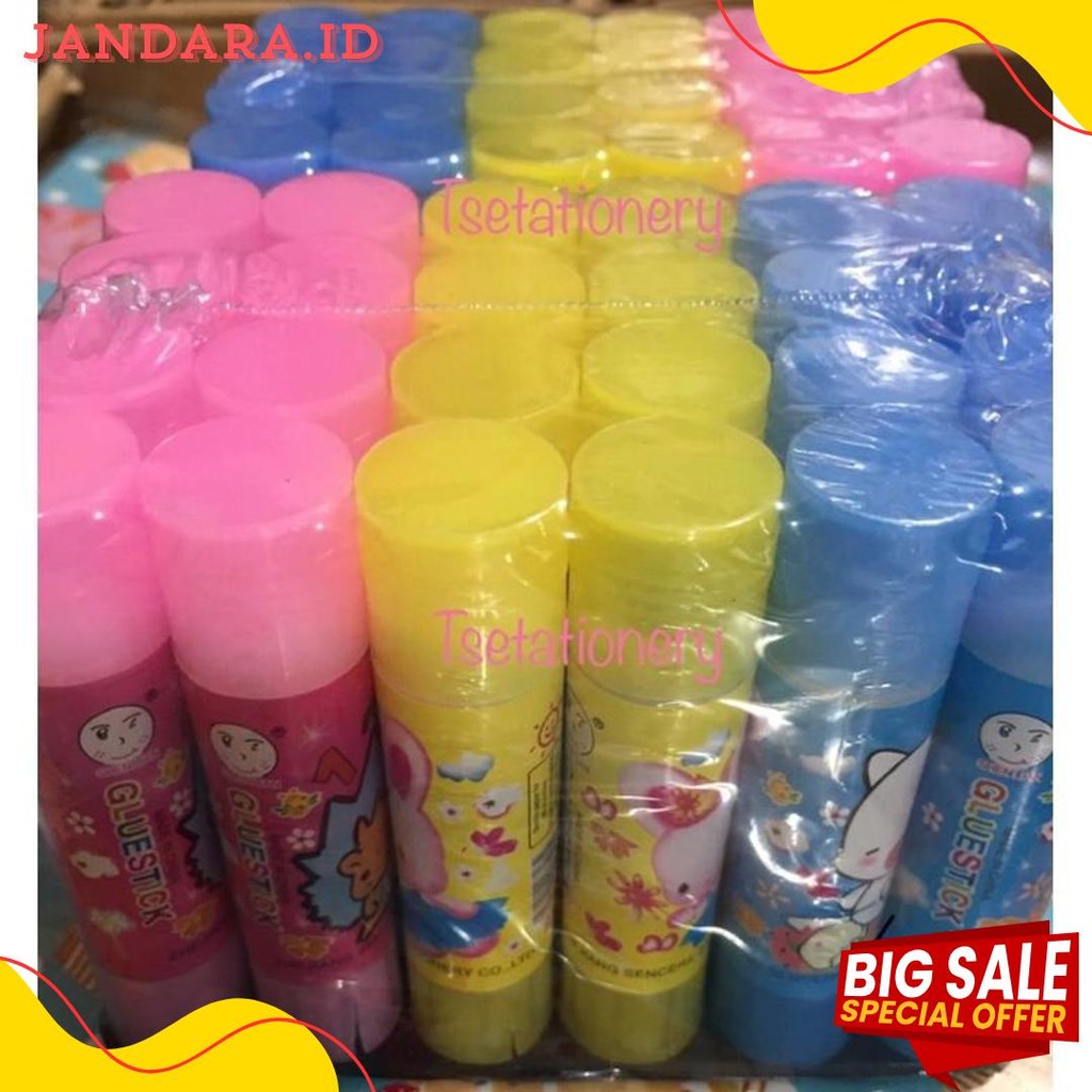 

Glue Stick Fancy - Lem Kertas Stick 24 Pcs [Grosir] Flash Sale! Diskon Hingga 70%