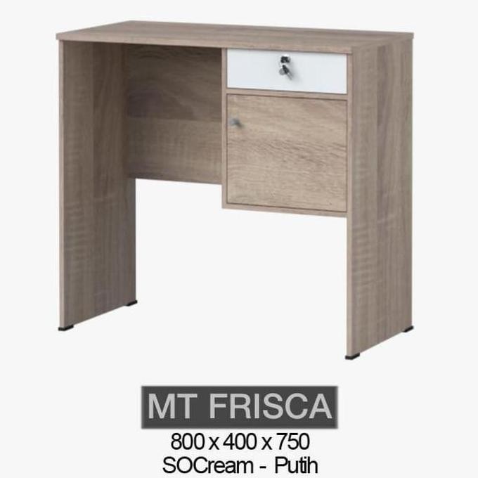 terlaris Olympic MT Frisca Meja Kayu Kerja Kantor Tulis Kasir Belajar Kios