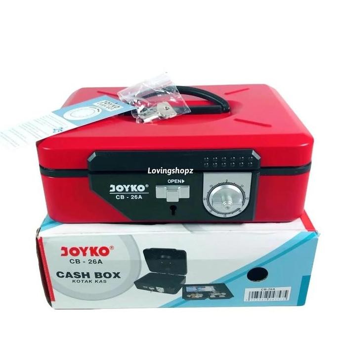 

READY Cash Box Joyko CB-26A dengan Kunci dan Kombinasi - Desk NEW