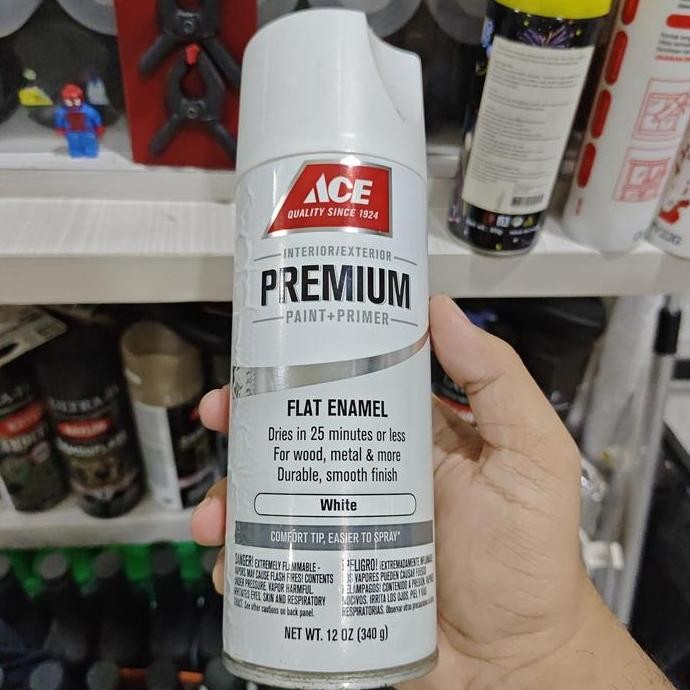 READY ACE Cat Semprot flat white enamel cat NEW