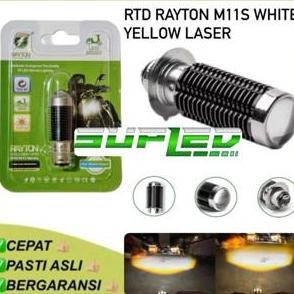Tersedia LAMPU UTAMA MOTOR RTD RAYTON M11S PUTIH KUNING biled  h6 rtd  rayton Laser Motorcycle