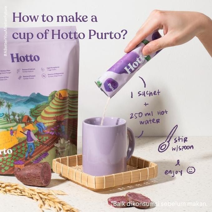 

Hotto Purto Multigrain With Purple Potato Ubi Ungu 1 Pouch 16 Sachet Terlaris