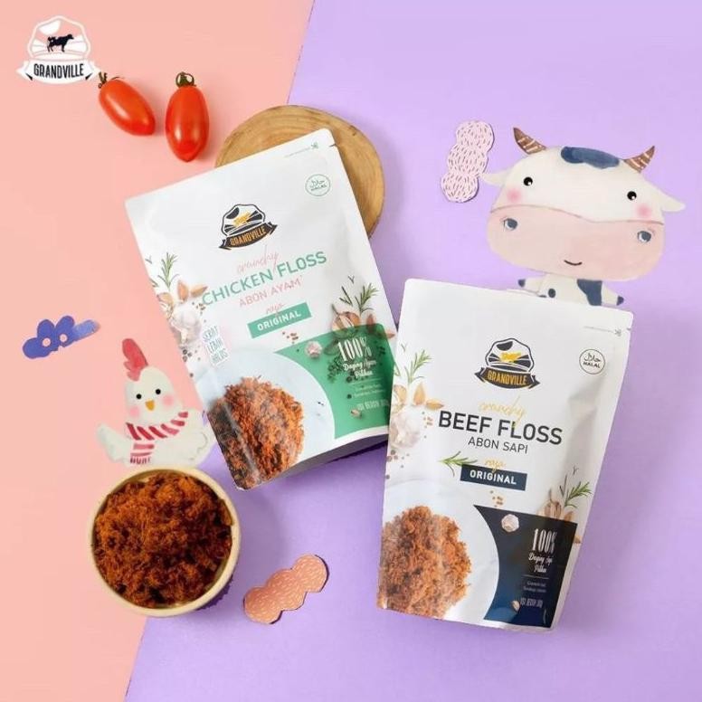 

Promo Grandville Abon Original Beef Chicken Floss Baby Kids Abon Bayi Dewasa Mpasi No Gtm Bekal Sekolah Anak Sushi