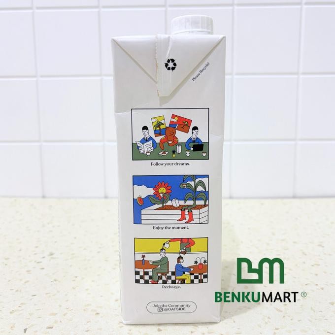 

Oatside Barista Oat Milk 1L | Susu Oat Gandum Lactose & Dairy Free Promo
