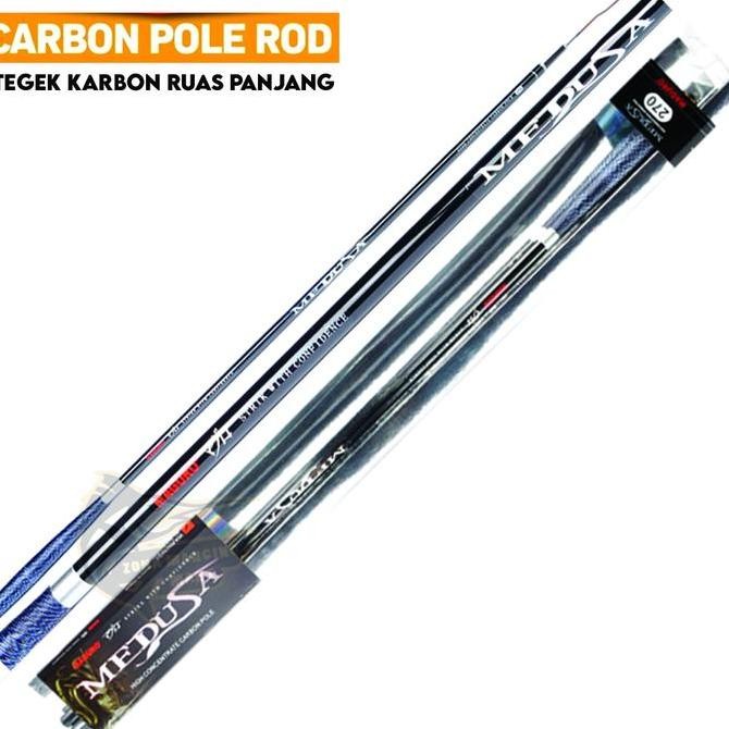 Tersedia Joran TEGEK MAGURO MEDUSA - MIDAS | Tegek Karbon Ruas Panjang | Action Kaku | Alat Pancing 