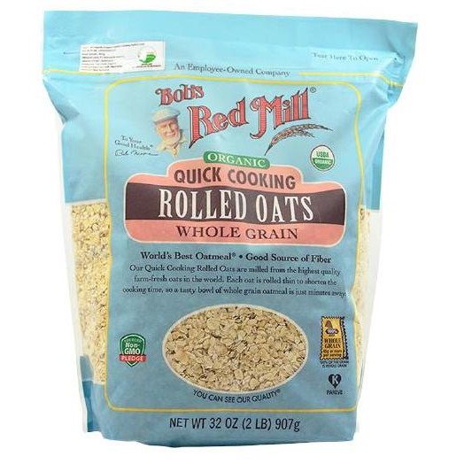 

Bob'S Red Mill Organic Quick Cooking Rolled Oats 907 Gr Promo