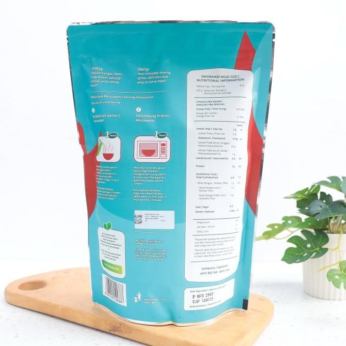 

500G Gluten Free Instant Oatmeal Oatmeal Instan Bebas Gluten - Oatsy Terbaru