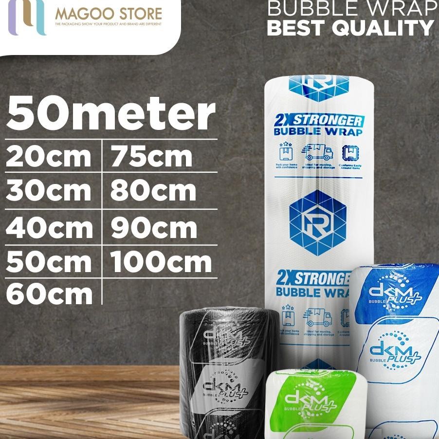 

Bubble Wrap Roll Rusfet 50M Plastik Bubble Paing Dkm Plus