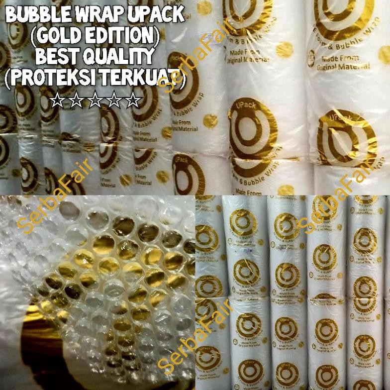 

Produk Baru!! Bubble Wrap Bening UPACK Gold Edition 125cm x 50m Roll Besar Tebal Premium