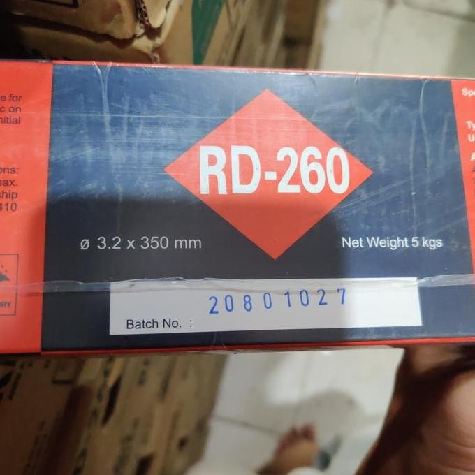 Kawat Las Nikko RD-260 Ukuran @ 3.2 x 350mm