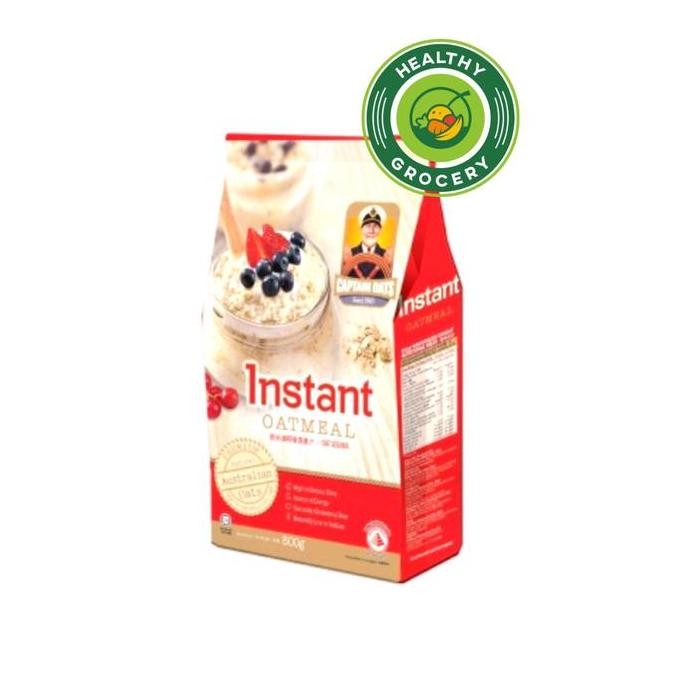 

Captain Oats Instant Oatmeal 800Gr Free 100Gr / Premium Natural Australian Oats / Oatmeal Instan Promo