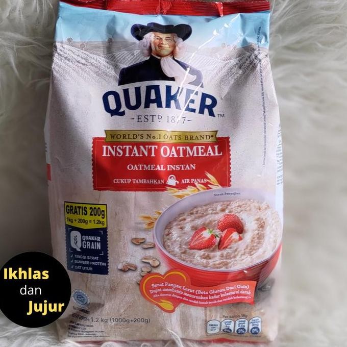 

Quaker Instant Oatmeal 1200 Gr 1200Gr Merah Oat Instan Terlaris