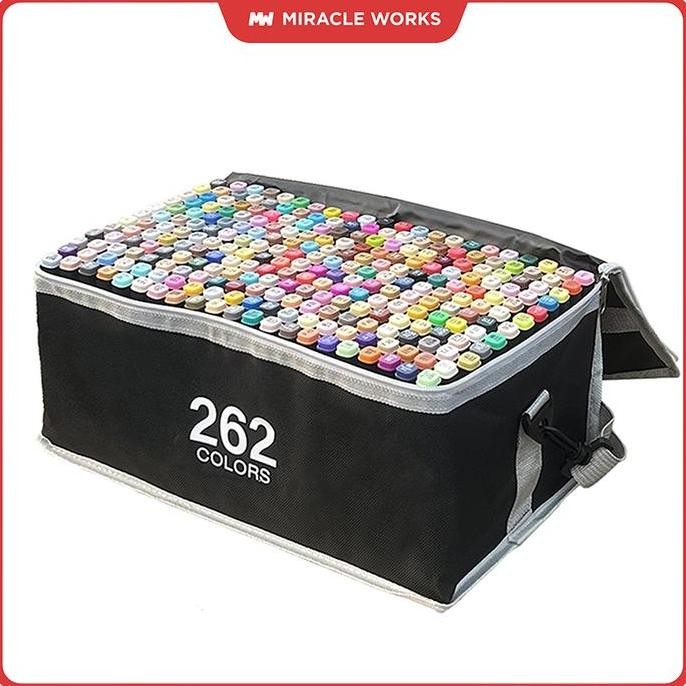 

MW TOUCH MARKER ALKOHOL 24/48/60/80/100/120/168/204/262 WARNA - SPIDOL PROFESIONAL UNTUK ILUSTRASI, DESAIN & SENI (TINTA CEPAT KERING + WARNA CERAH) PERALATAN SEKOLAN SPIDOL TERBARU ASLI 100% ORIGINAL OFFICIAL MODERN GARANSI BRAND TERLARIS DISKON GROSIR