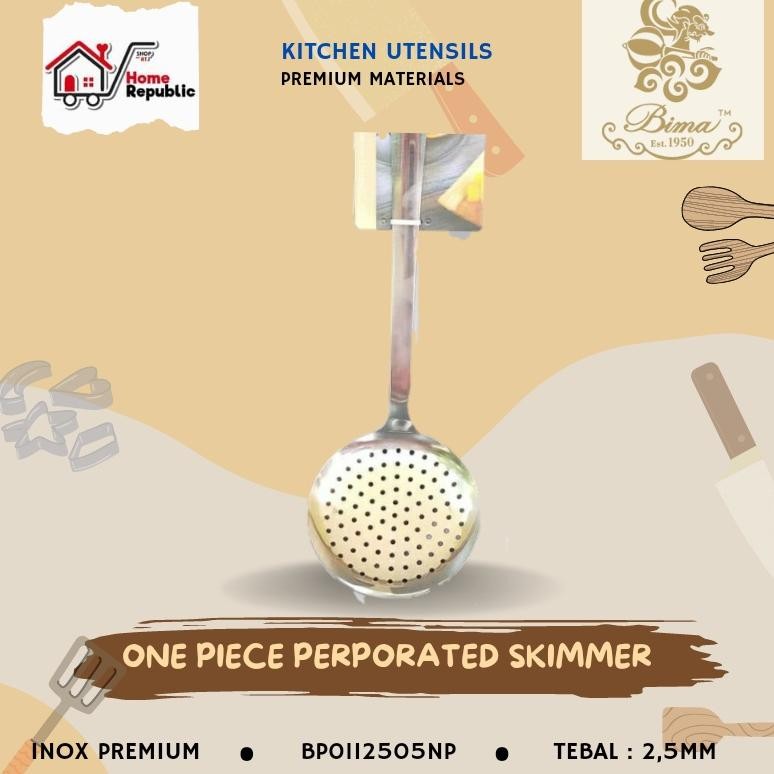 Bima mie skimmer sutil masak centong sodet full stainless BP0112505NP