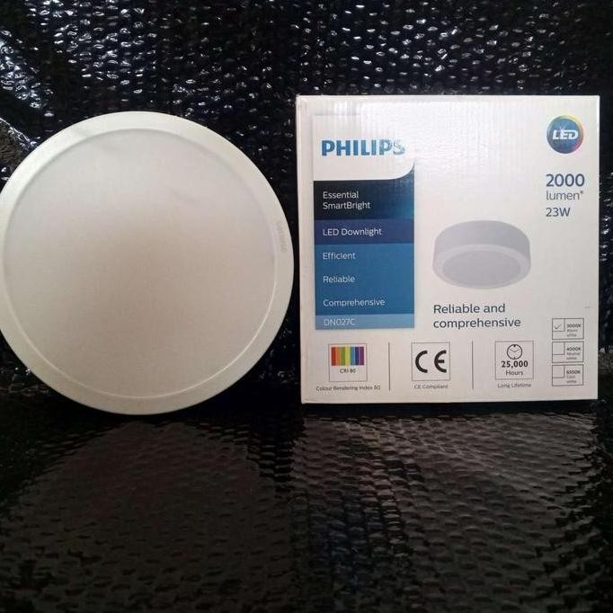 Tersedia PHILIPS DN027C Lampu LED Downlight Outbow Tempel Plafon Baut Dak