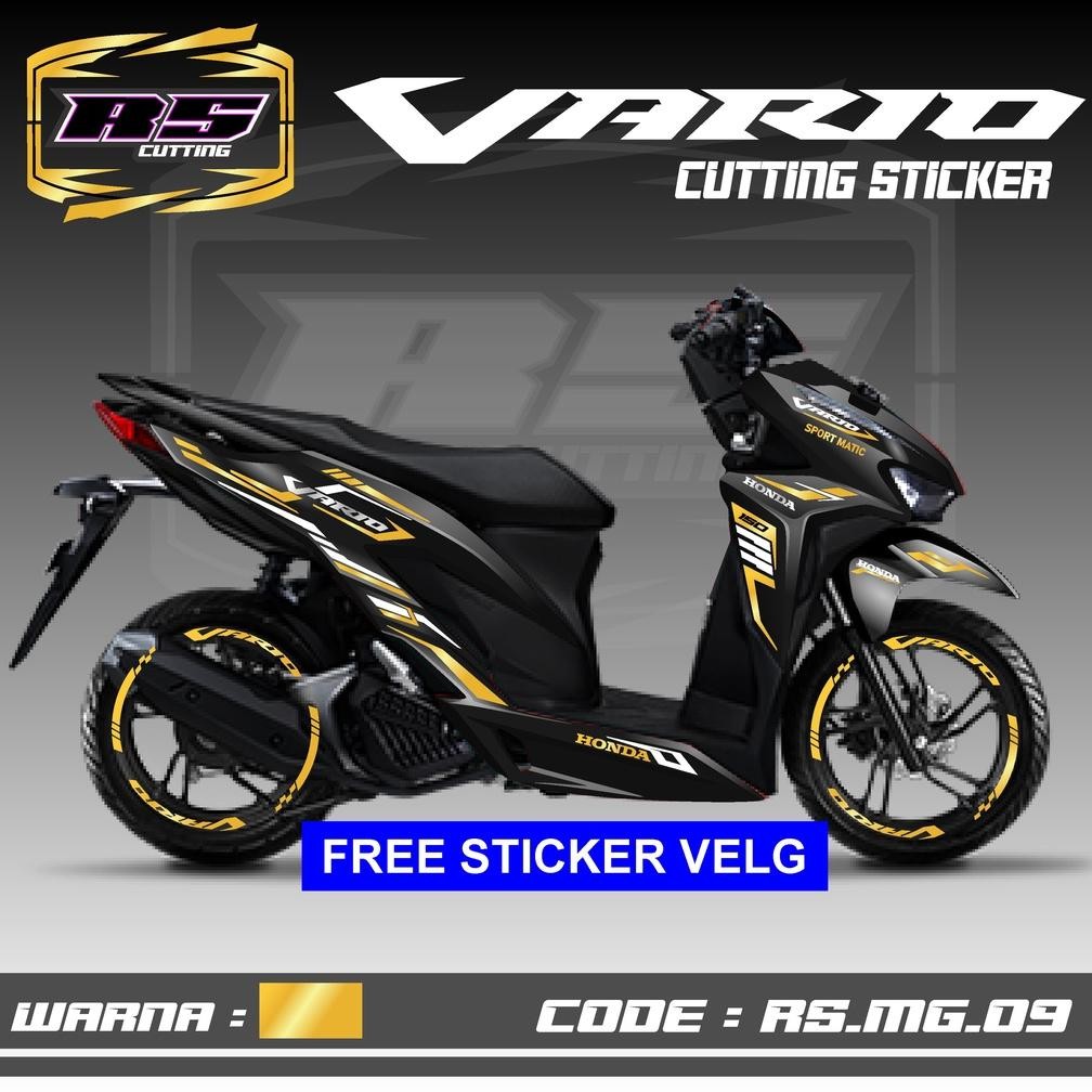 Produk Baru Cutting Sticker Vario 125 & 150 New Terbaru 2019-2021 Aksesoris Motor Honda Free Velg Sk