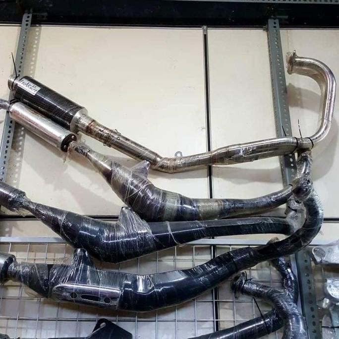 Knalpot Racing RX8 Leo Vince GP Carbon Ninja 250R Karbu Carbu