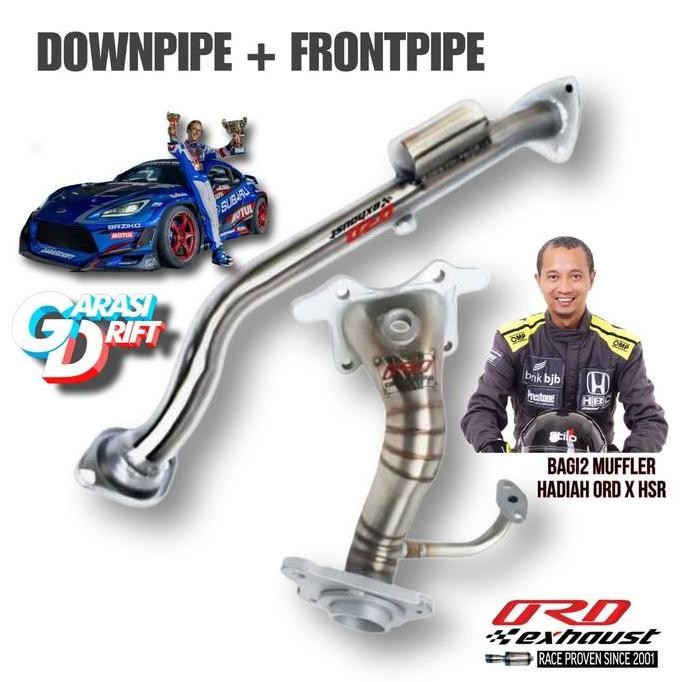 downpipe - frontpipe power bomb jazz ge8 / brio / freed ORD exhaust