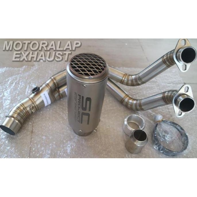 Knalpot Racing Kawasaki ER6 ER6n SC Project Titanium Import Grade Ori