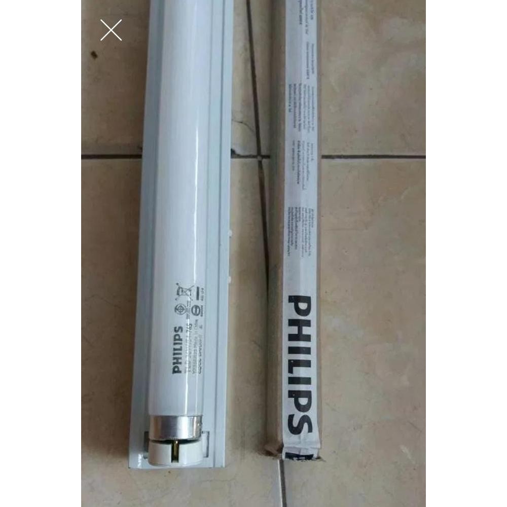 Tersedia Lampu TL Philips 18 watt Simbat Set/ TL Neon 18w/ lampu panjang set