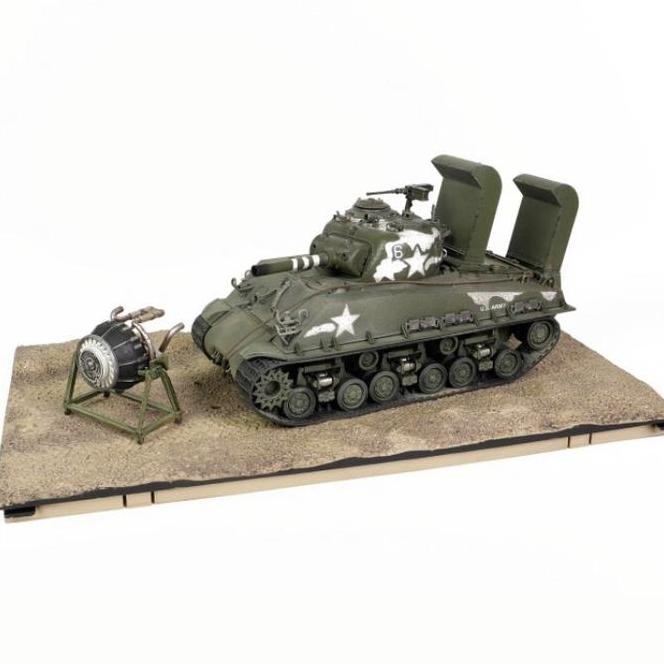 Diecast Tank Sherman M4 (105) Hvss With Deep Gear Us Army 1/32 By Fov