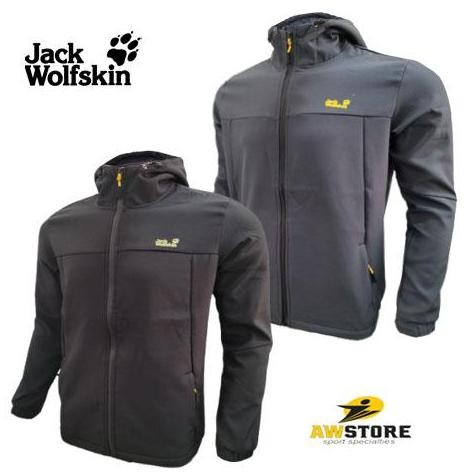 Jaket Gunung Outdoor Jack Wolfskin 1706 Softshell Polar Waterproof