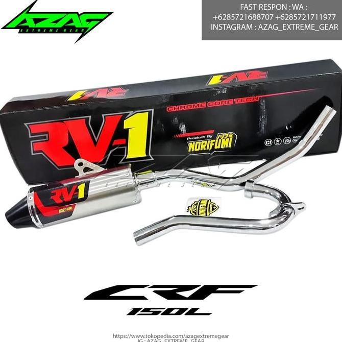 KNALPOT NORIFUMI RV1 SHORTY ORINAL FOR CRF 150 L