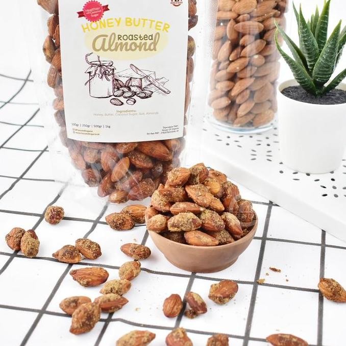 

Honey Butter Roasted Almond ( Almond Panggang Mentega Madu ) 500 Gr Kacang Korea Peanut