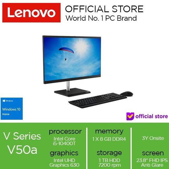 Lenovo V50a-24IMB AIO Core i5-10400T 8GB 1T HDD