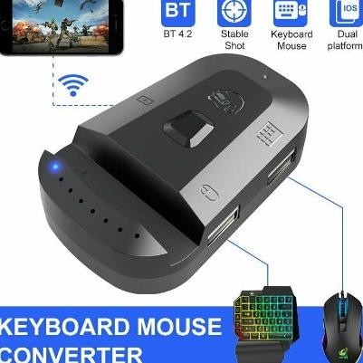 Konverter Keyboard Mouse Bluetooth Gaming Wireless Converter Android