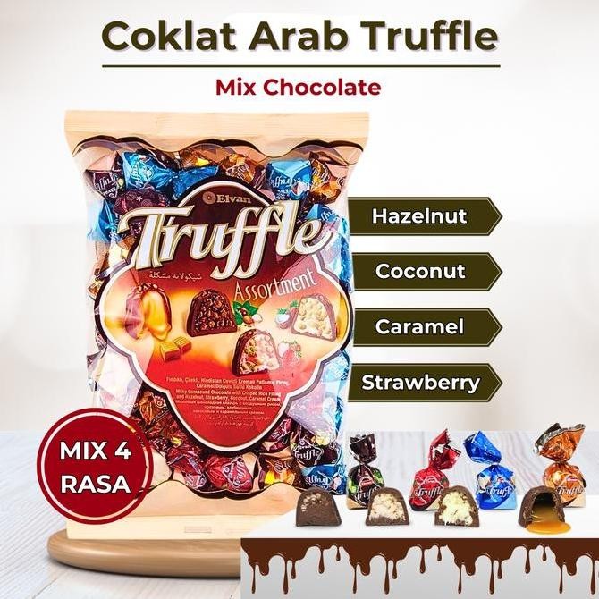 

Coklat Arab Truffle 1 Kg - Asli Coklat Turki Oleh-Oleh Haji Umroh