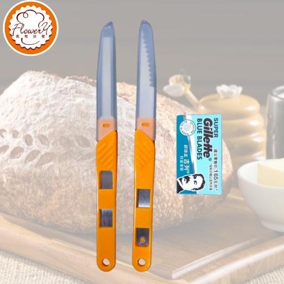Flowery Alat Potong Hias Roti Sourdough Scorer Set + 5 Blades