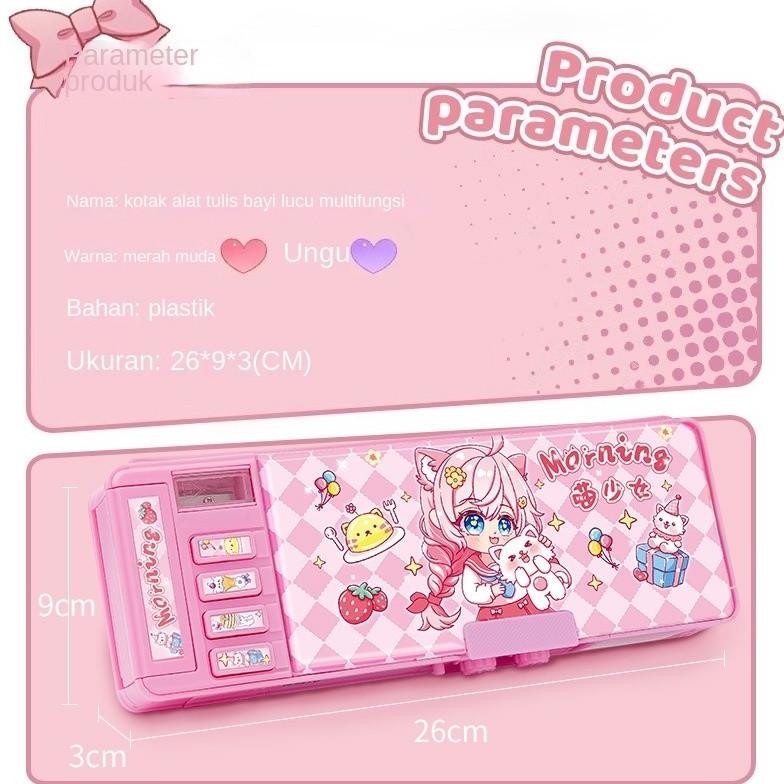 

Promo Kotak Alat Tulis Gadis Kotak Pensil Kata Sandi Multi-Fungsi Wanita Yang Cocok Untuk Siswa Kelas 1-3 Tk Fg-7