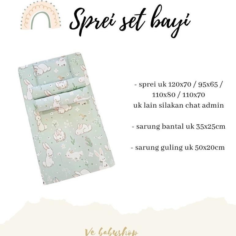 sprei set bayi / sprei bayi murah / sprei kasur bayi AST