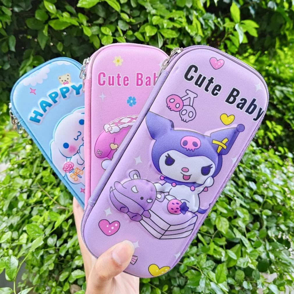 

Promo Kotak Pensil Anak 3D Timbul Karakter Sanrio Kuromi Melody Dll