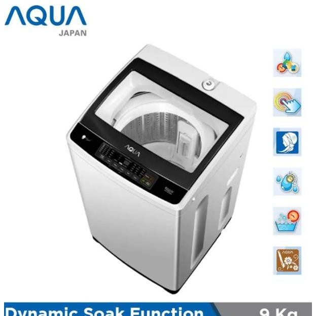 Mesin Cuci Aqua 1 Tabung Aqw-98Dd 10Kg