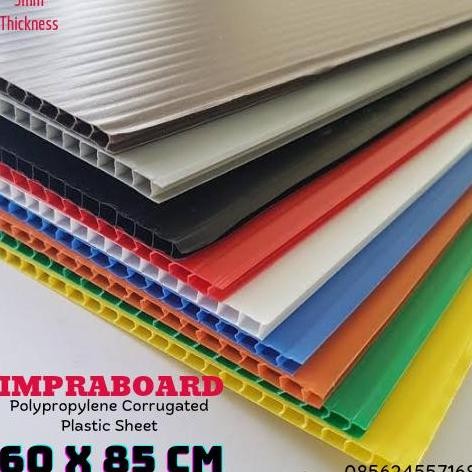 

baru Impraboard / Inpraboard / PP Board 3mm 60 x 85 cm A1 Sheet Terlaris