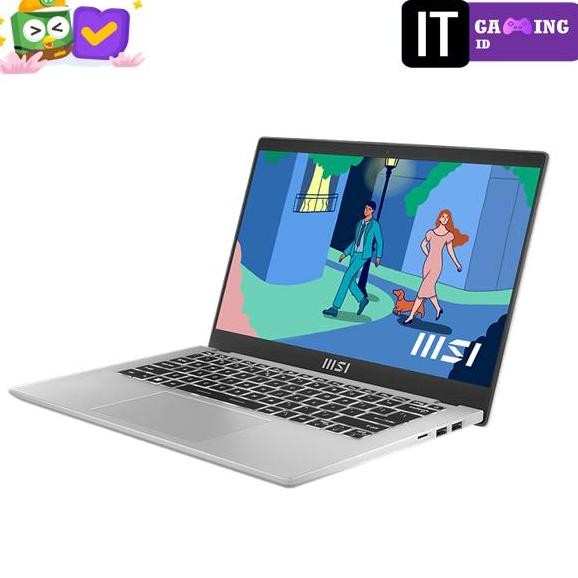 Laptop MSI Modern 14 Core i5 Gen 12 16GB 512GB Win 11  14" Full HD IPS