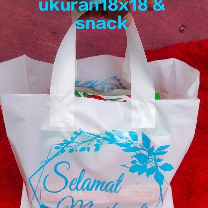 

ready stock Kantong Plastik Box 18x18 Syukuran Isi 50pcs Nasi Box, Kantong Plastik Hajatan Tahlilan Khitan, Cathering, Plastik Nasi Kotak