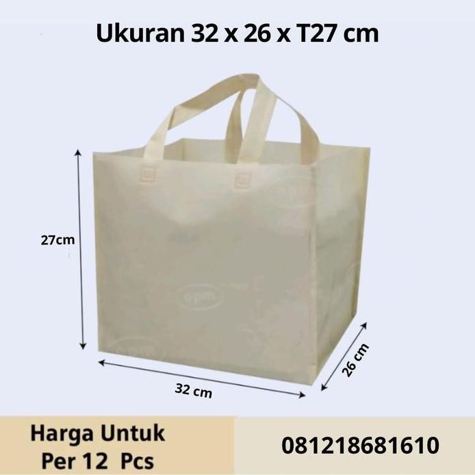 

ready stock Tas Spunbond Kotak Kue/Handle Box