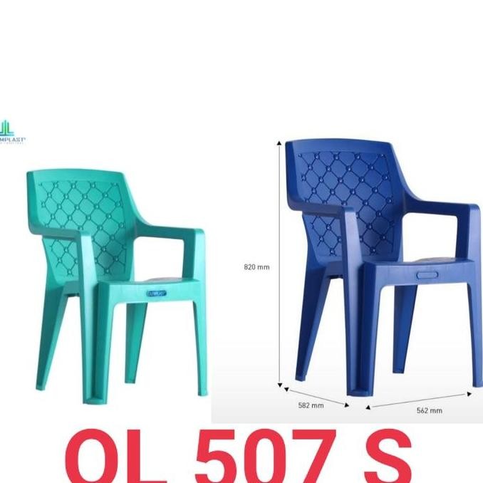 ready Kursi Plastik Sandaran Tangan