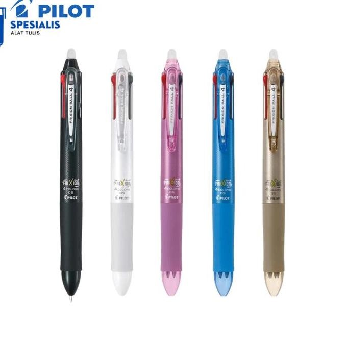 

Pilot Frixion Clicker 4 In 1 0.5 Erasable Pen 1 Pulpen 4 Warna